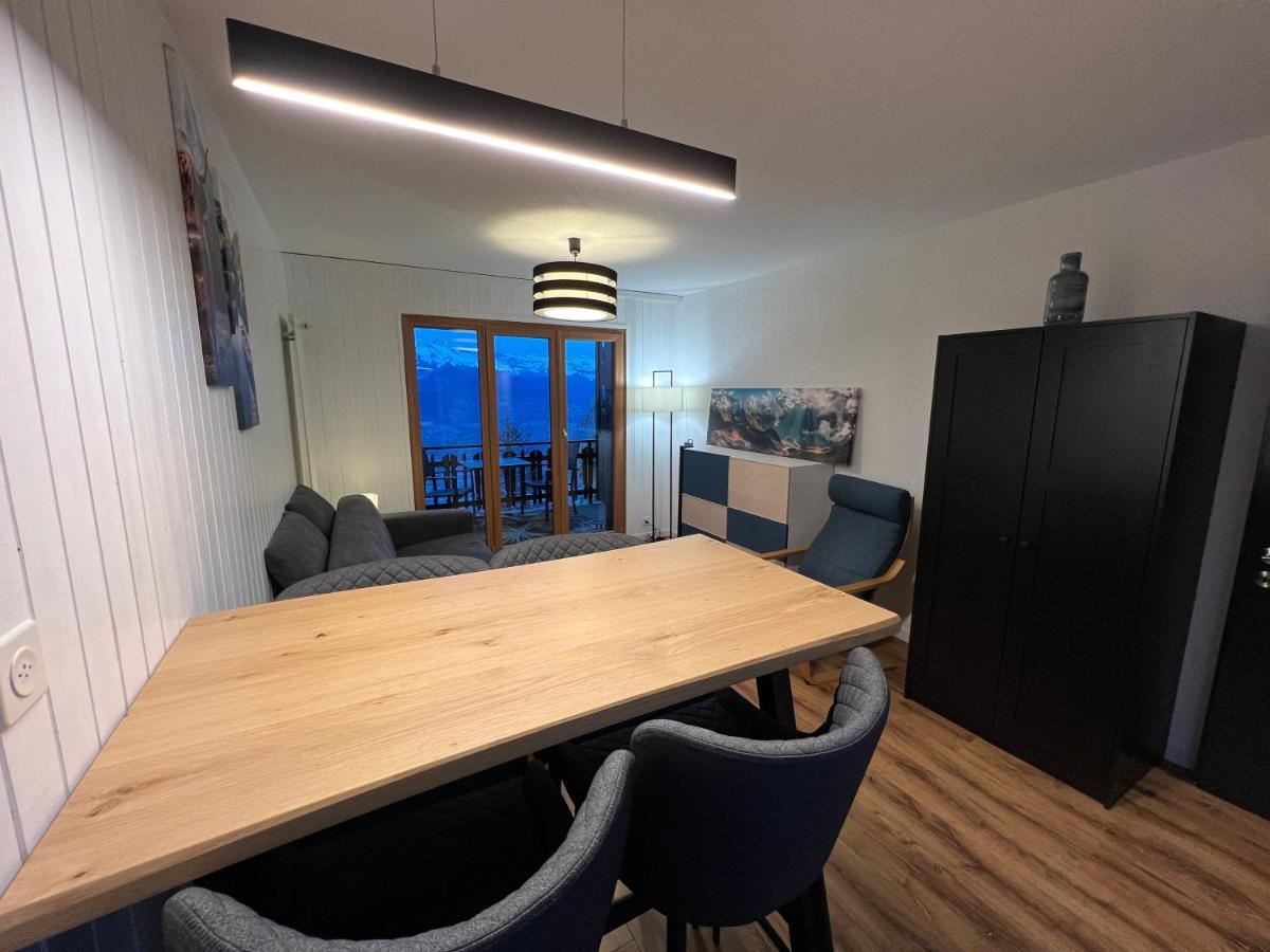Cosy Studio For 4 Near Ski Lift, Melezes K22 Veysonnaz Exteriör bild