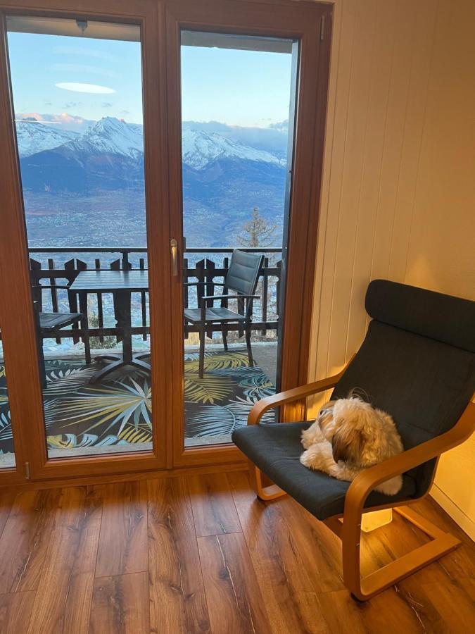 Cosy Studio For 4 Near Ski Lift, Melezes K22 Veysonnaz Exteriör bild