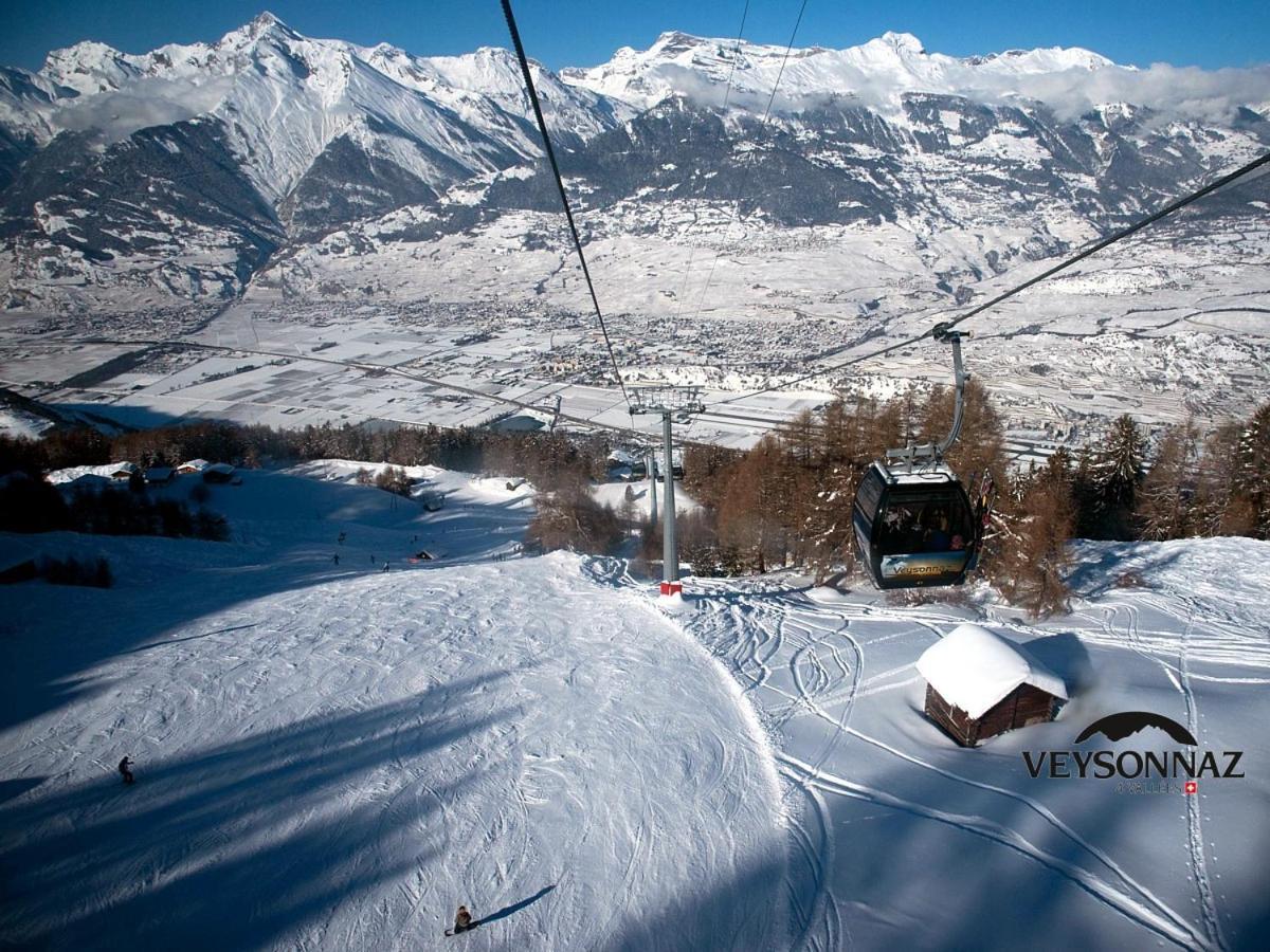 Cosy Studio For 4 Near Ski Lift, Melezes K22 Veysonnaz Exteriör bild